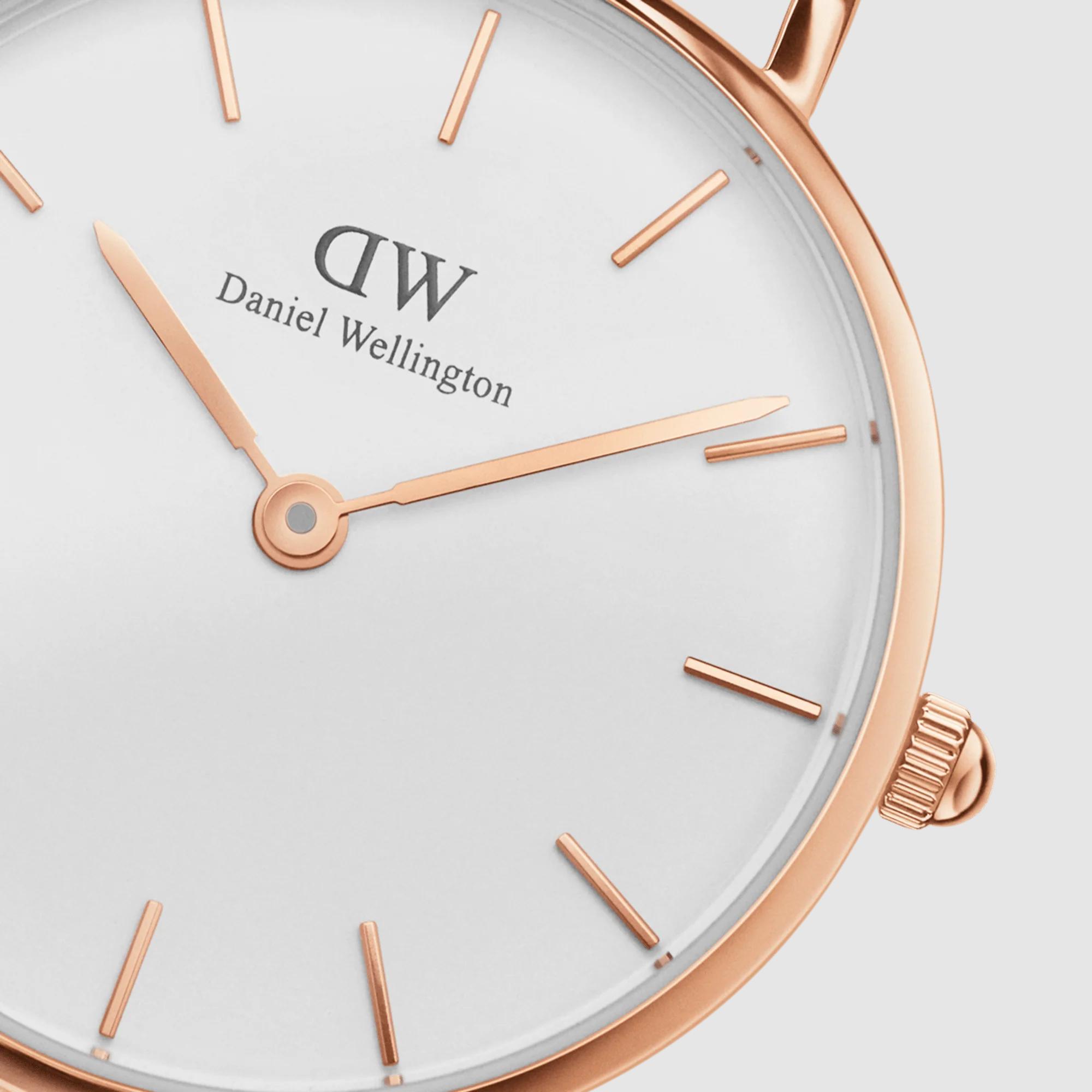 Đồng Hồ Dw Daniel Wallington Petite Suffolk Nữ Đỏ Vàng Hồng