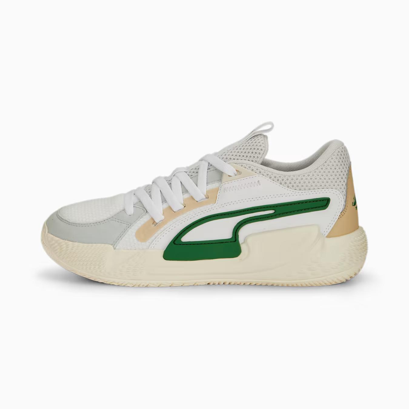 Giày Puma Court Rider Chaos Slash Nam Trắng Xám Xanh