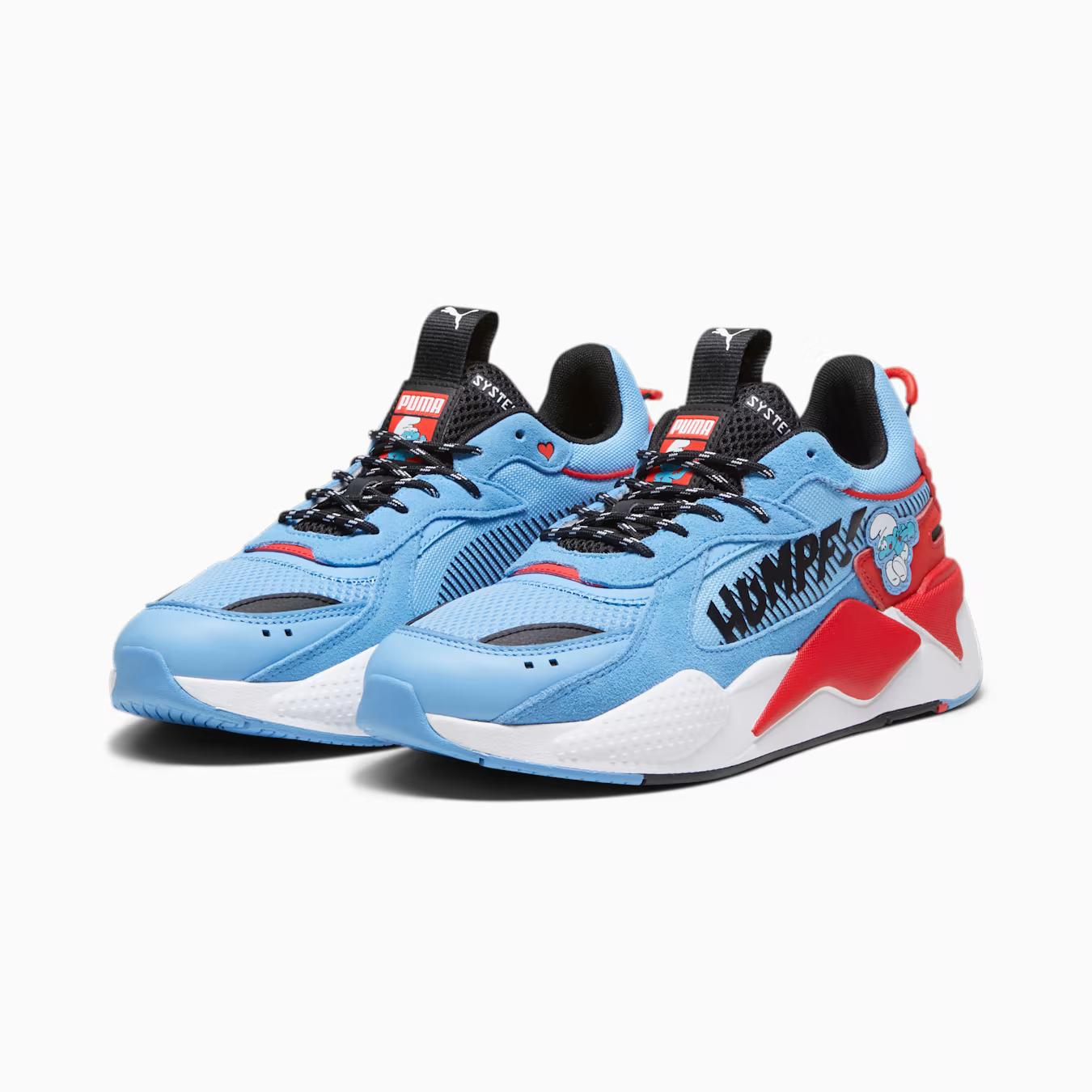 Giày Puma X The Smurfs Rs-X Nam Xanh Đỏ