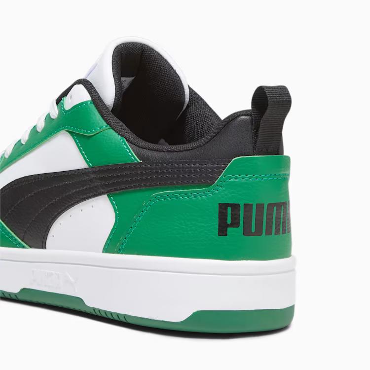 Giày Puma Rebound V6 Low Sneakers Nam Xanh Trắng Đen