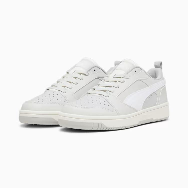 Giày Puma Rebound V6 Low Sneakers Nam Xám Trắng