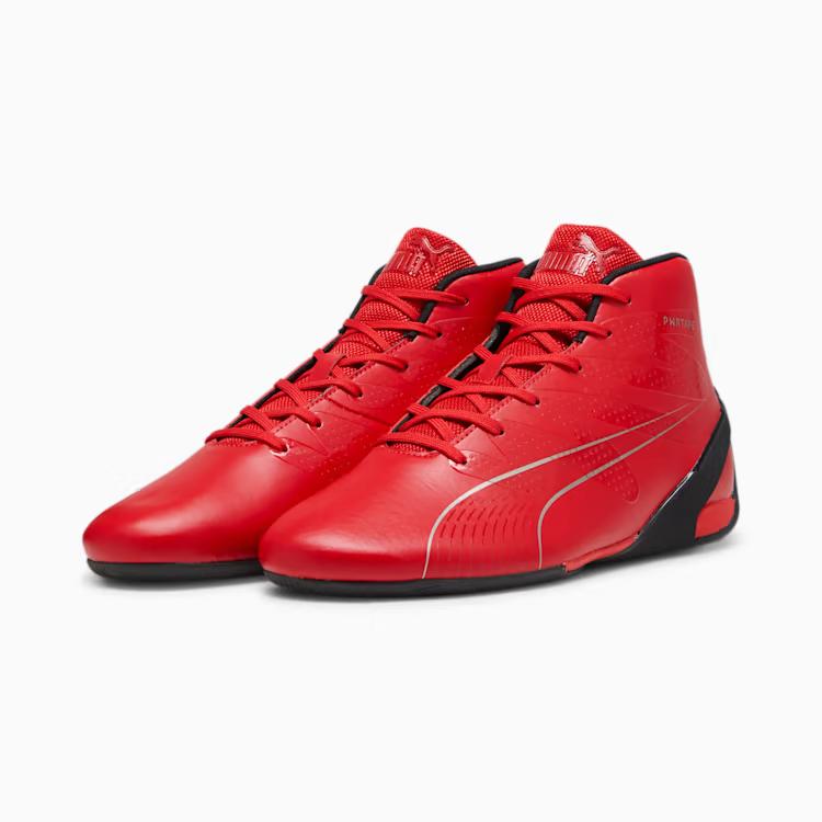 Giày Puma Scuderia Ferrari Carbon Cat Mid Nam Đỏ Đen