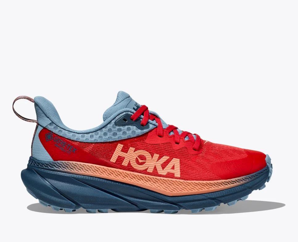 Giày Hoka Challenger 7 Gtx Nữ Đỏ Xanh