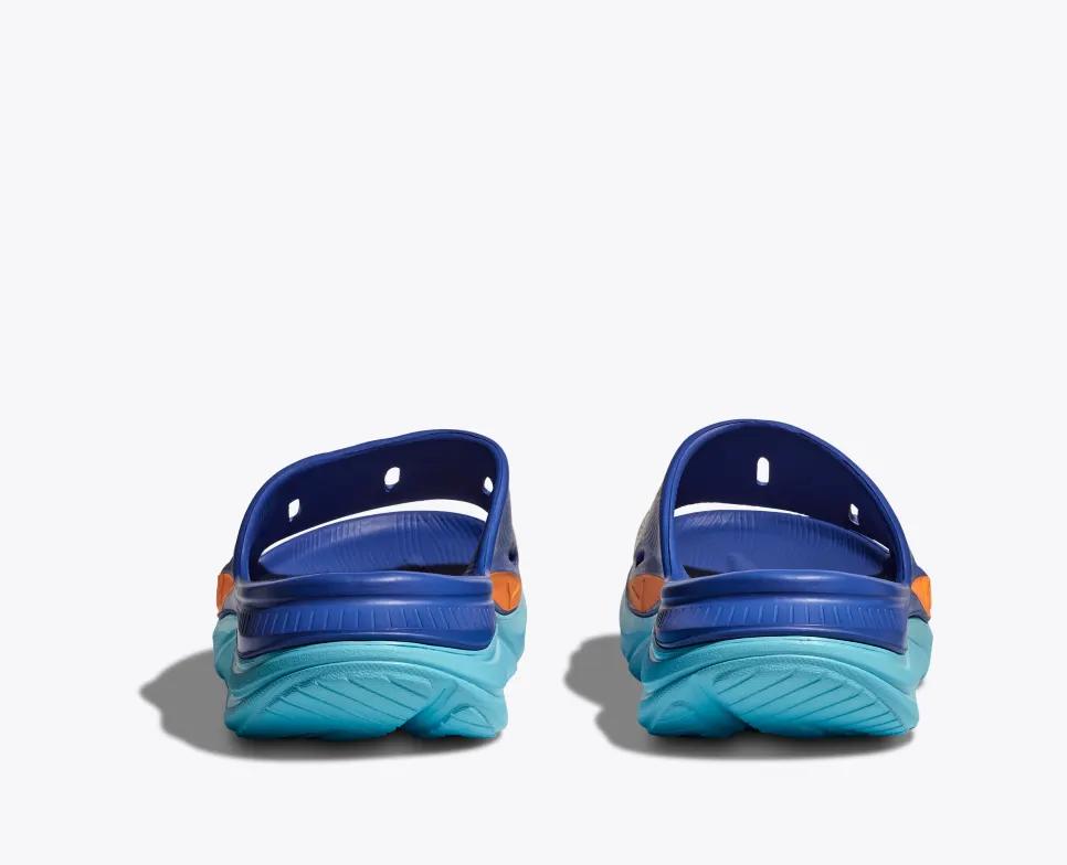 Dép Hoka Ironman Ora Recovery Slide Xanh