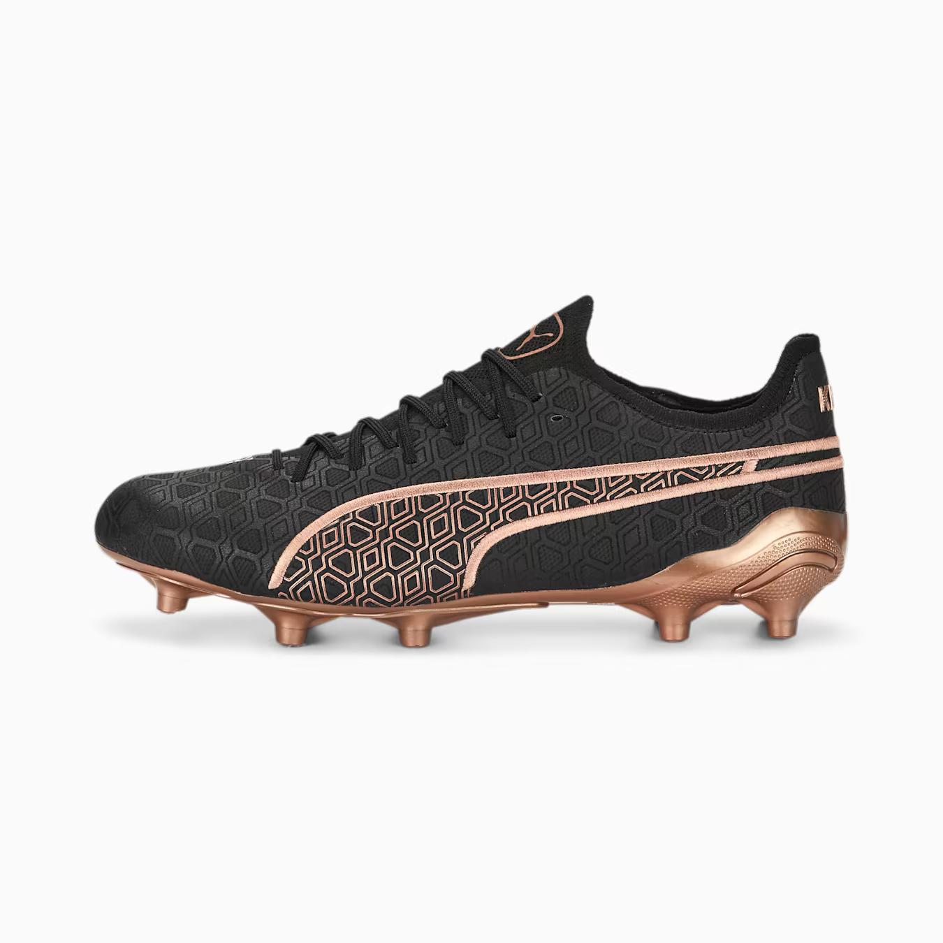 Giày Puma King Ultimate Rudagon Fg Nam Đen Vàng