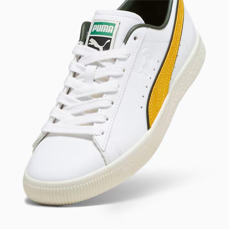 Giày Puma Clyde Varsity Sneakers Nam Trắng Vàng