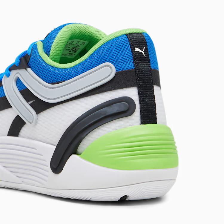 Giày Puma Trc Blaze Court Basketball Shoes Nam Trắng Xanh