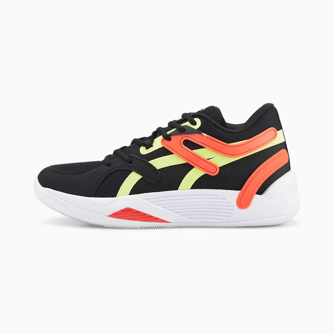 Giày Puma Trc Blaze Court Basketball Shoes Nam Đen Vàng Cam