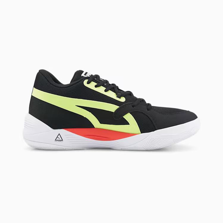 Giày Puma Trc Blaze Court Basketball Shoes Nam Đen Vàng Cam