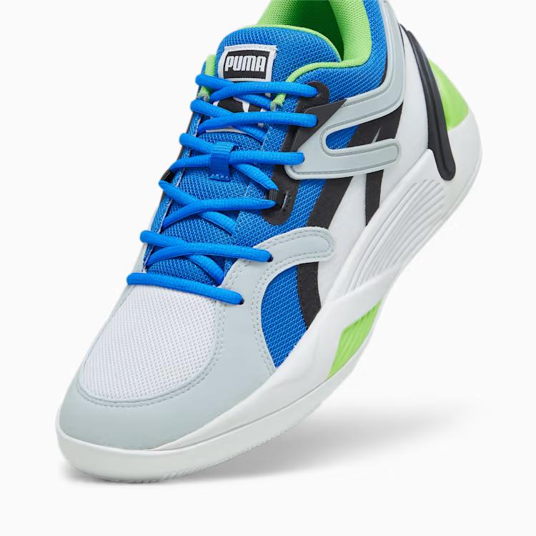 Giày Puma Trc Blaze Court Basketball Shoes Nam Trắng Xanh