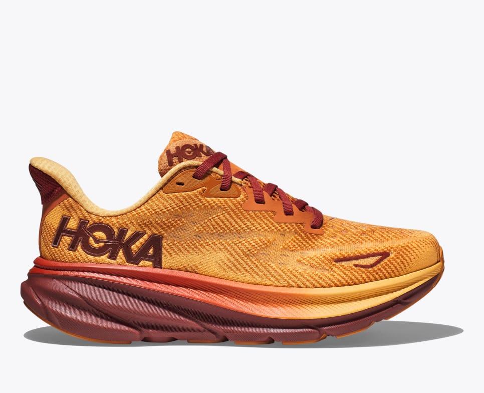 Giày Hoka Clifton 9 Nam Cam Đỏ Đô