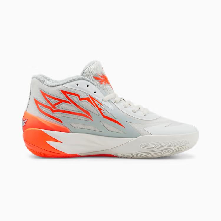 Giày Puma X Lamelo Ball Mb.02 Gorangé Nam Xám Cam