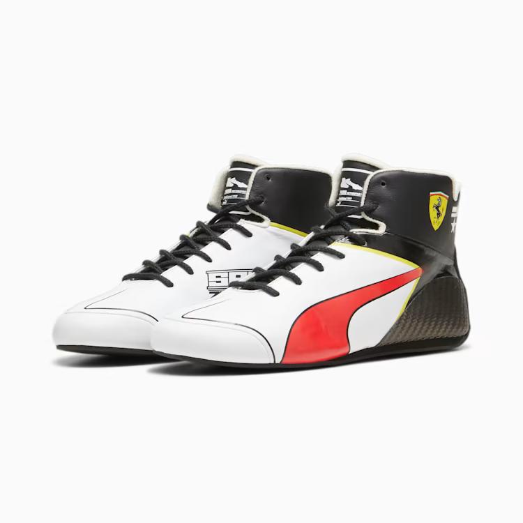 Giày Puma Scuderia Ferrari X June Ambrose Speedcat Pro Driving Shoes Nam Trắng Đỏ Đen