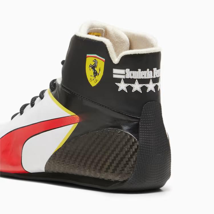 Giày Puma Scuderia Ferrari X June Ambrose Speedcat Pro Driving Shoes Nam Trắng Đỏ Đen