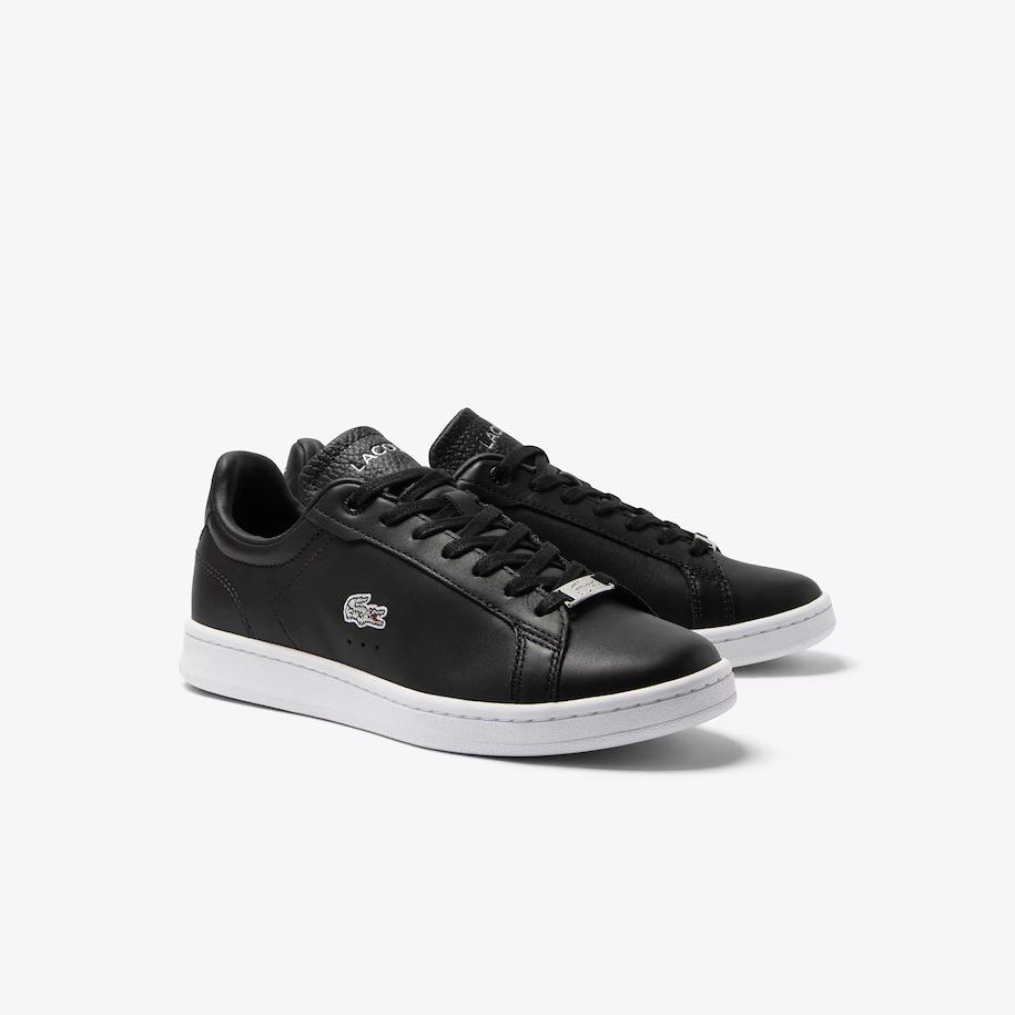 Giày Lacoste Carnaby Pro Leather Sneakers Nữ Đen