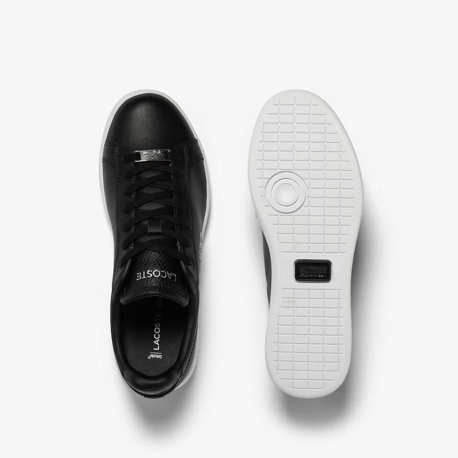 Giày Lacoste Carnaby Pro Leather Sneakers Nữ Đen