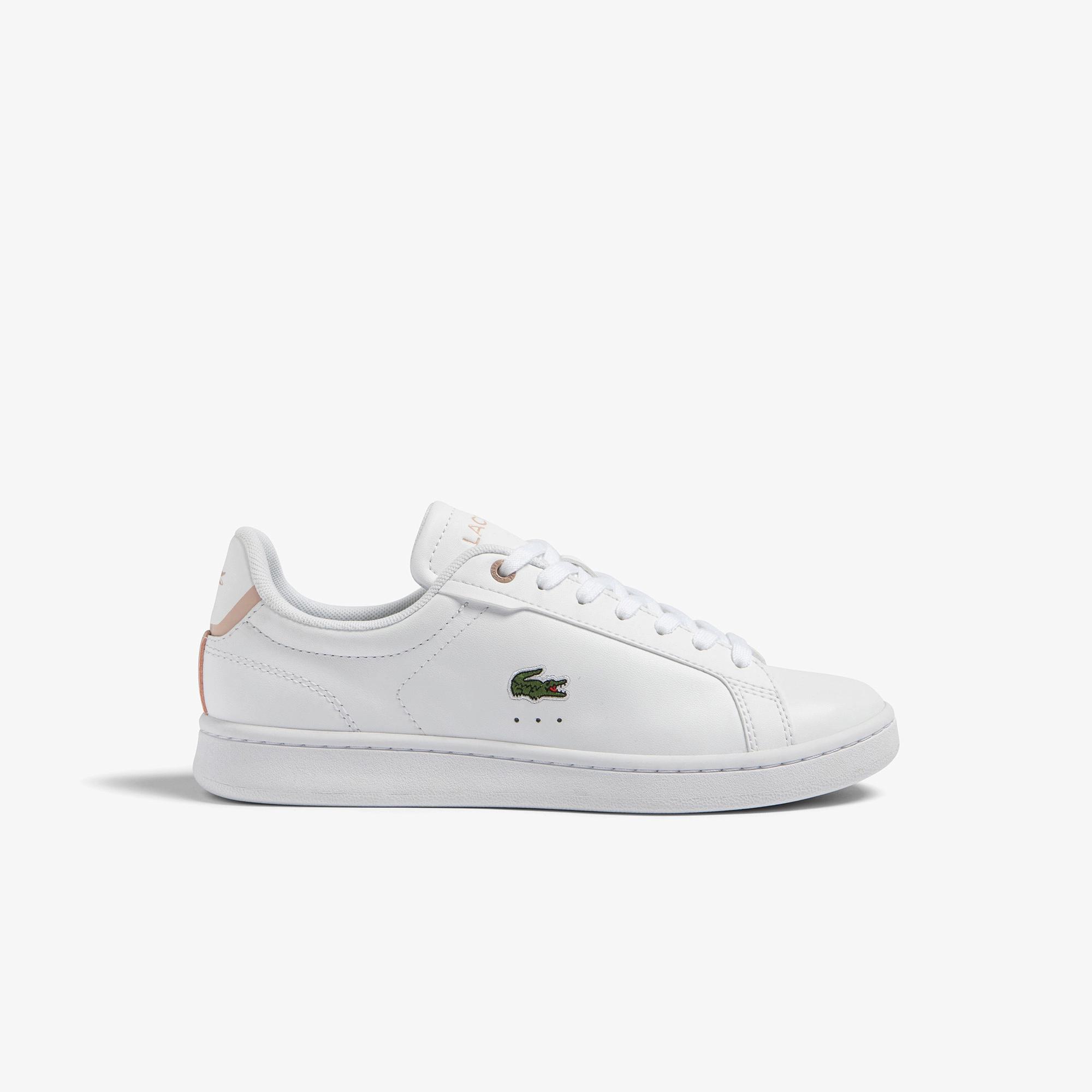 Giày Lacoste Carnaby Pro Bl Tonal Leather Sneakers Nữ Trắng Hồng