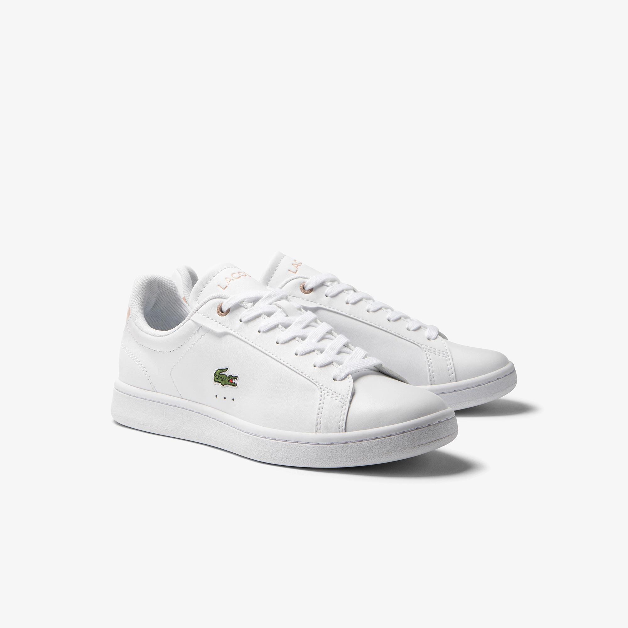 Giày Lacoste Carnaby Pro Bl Tonal Leather Sneakers Nữ Trắng Hồng