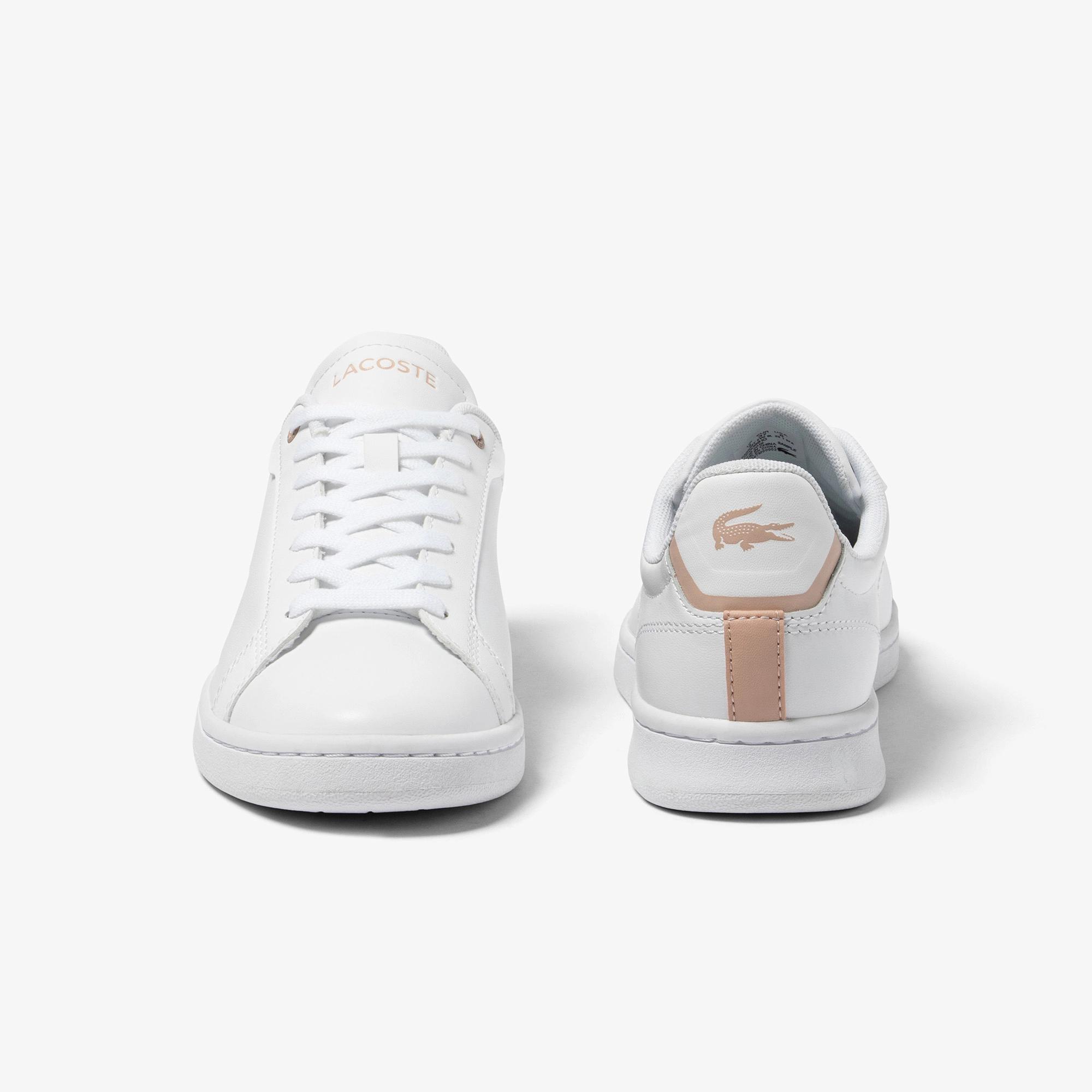 Giày Lacoste Carnaby Pro Bl Tonal Leather Sneakers Nữ Trắng Hồng