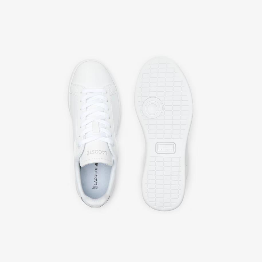 Giày Lacoste Carnaby Pro Bl Tonal Leather Sneakers Nữ Trắng