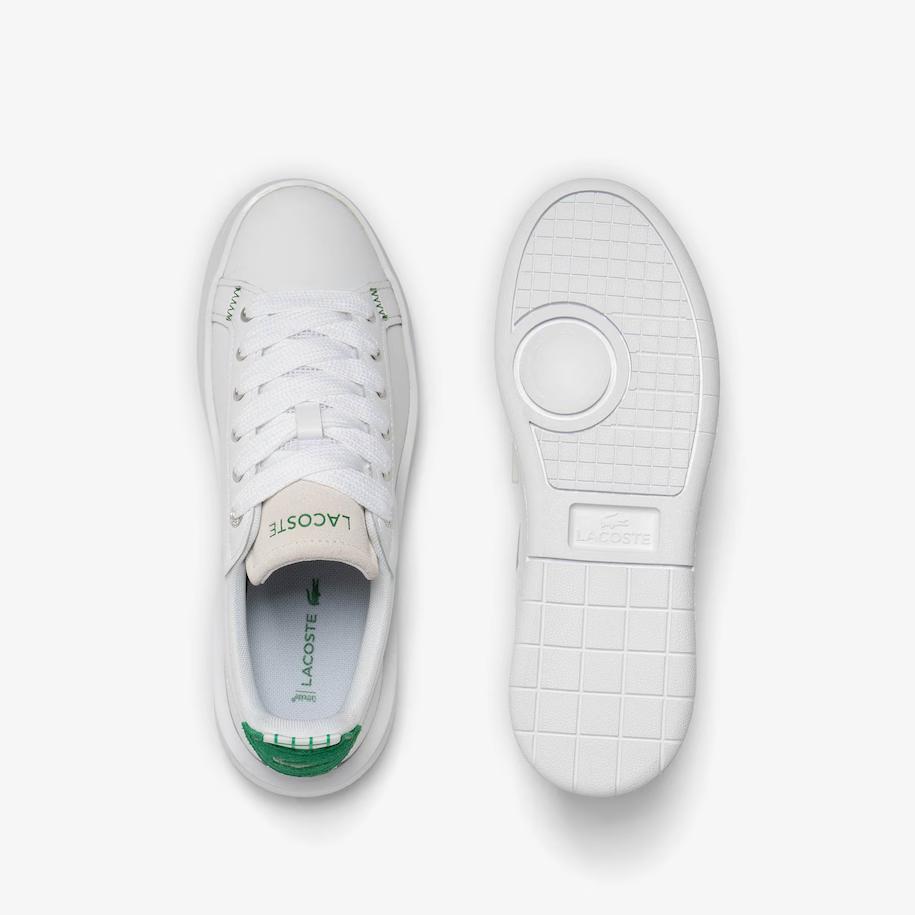 Giày Lacoste Carnaby Platform Leather Sneakers Nữ Trắng