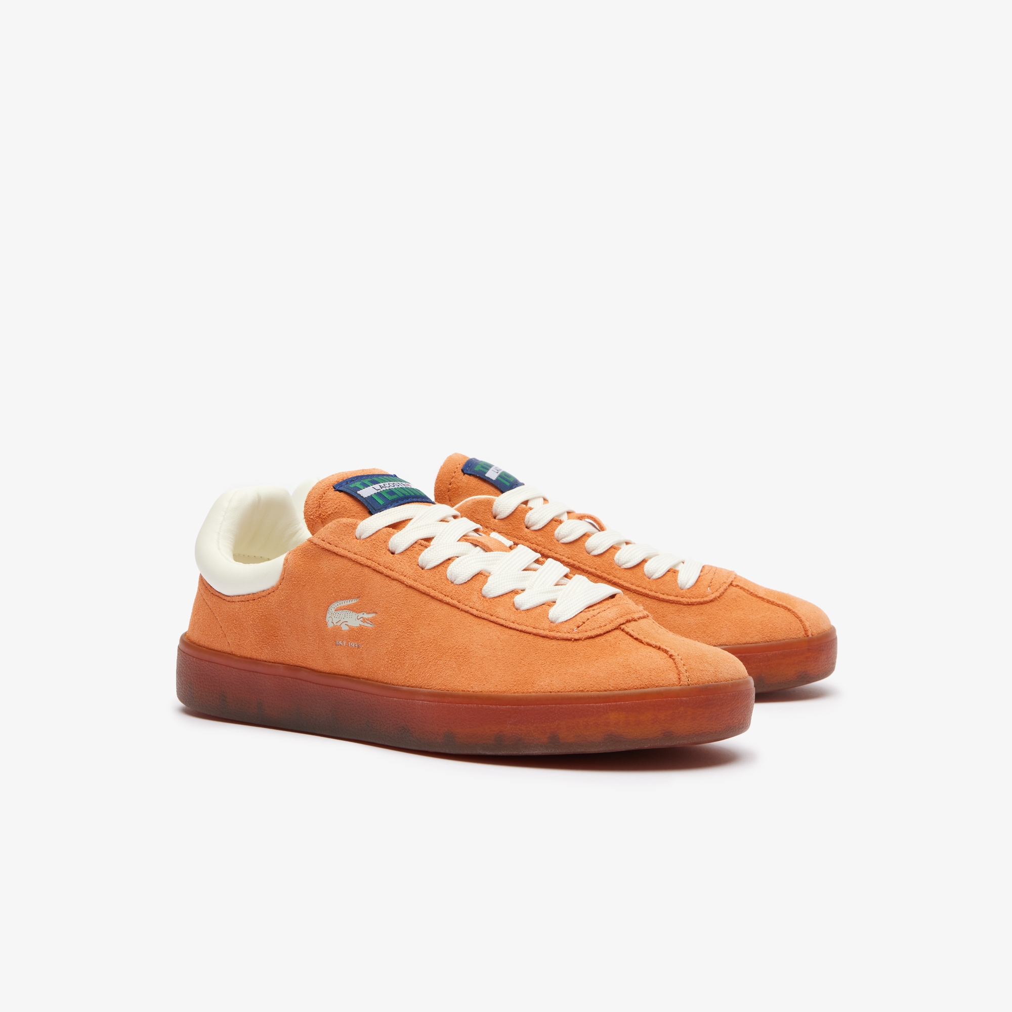 Giày Lacoste Baseshot Suede Sneakers Nữ Cam