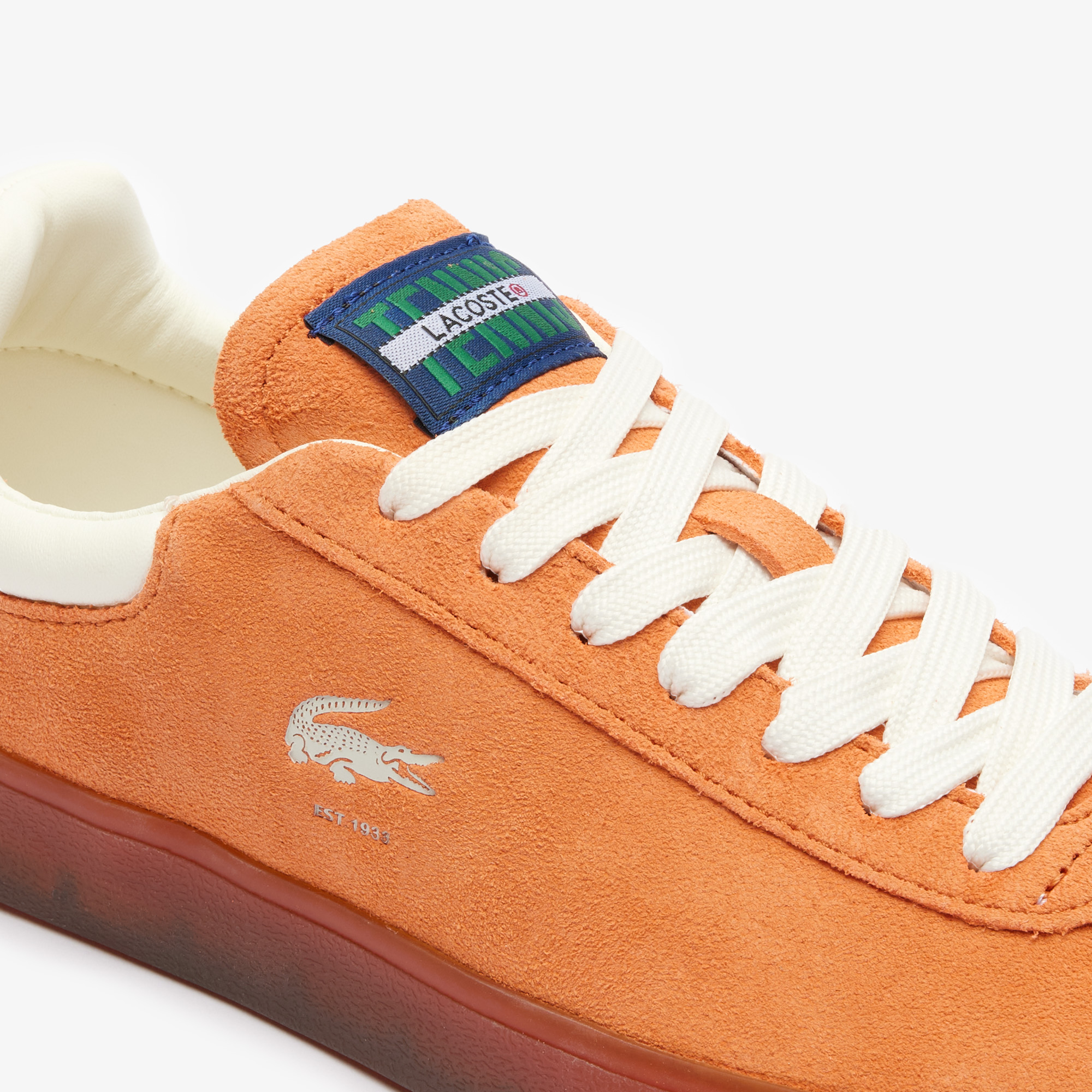 Giày Lacoste Baseshot Suede Sneakers Nữ Cam