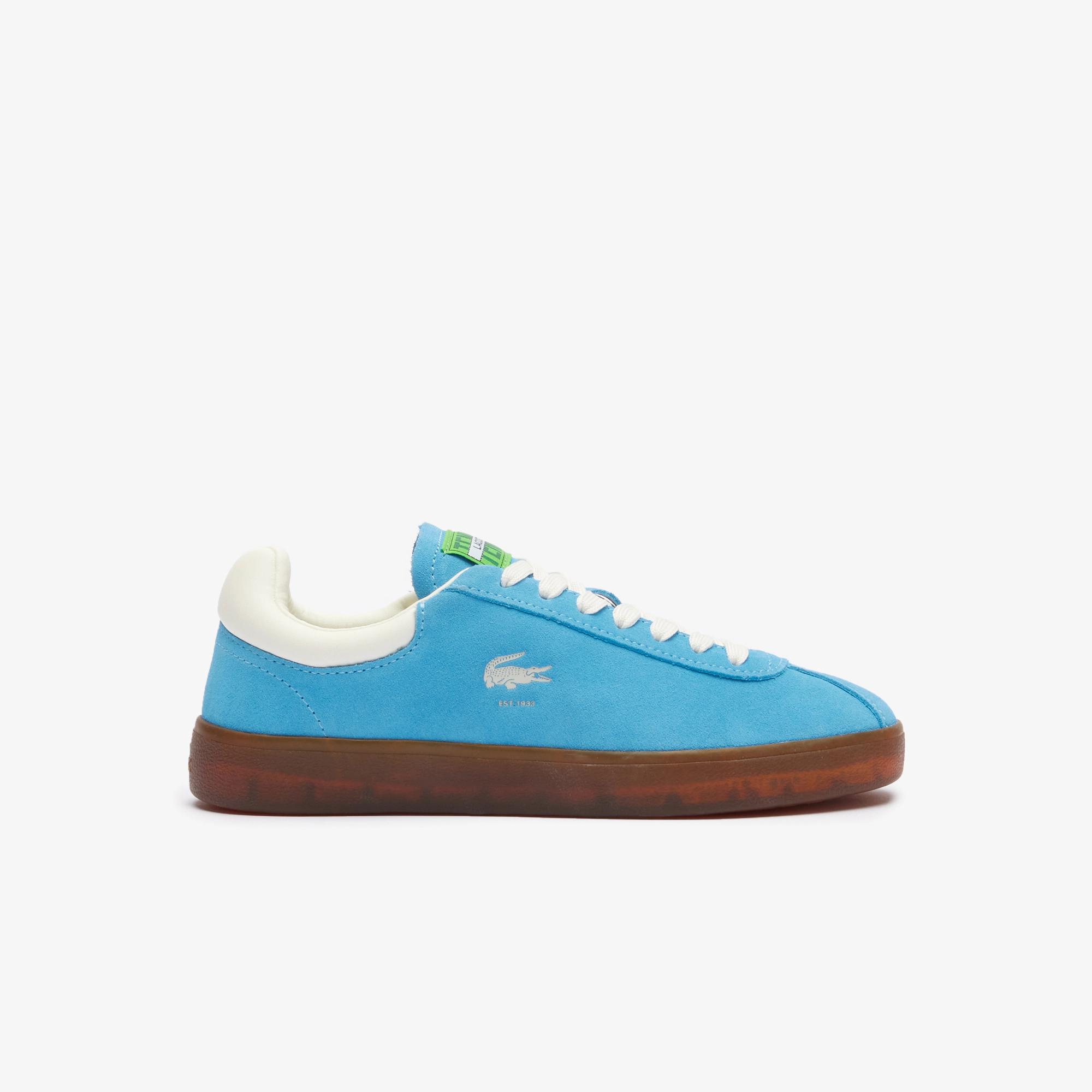 Giày Lacoste Baseshot Suede Sneakers Nữ Xanh