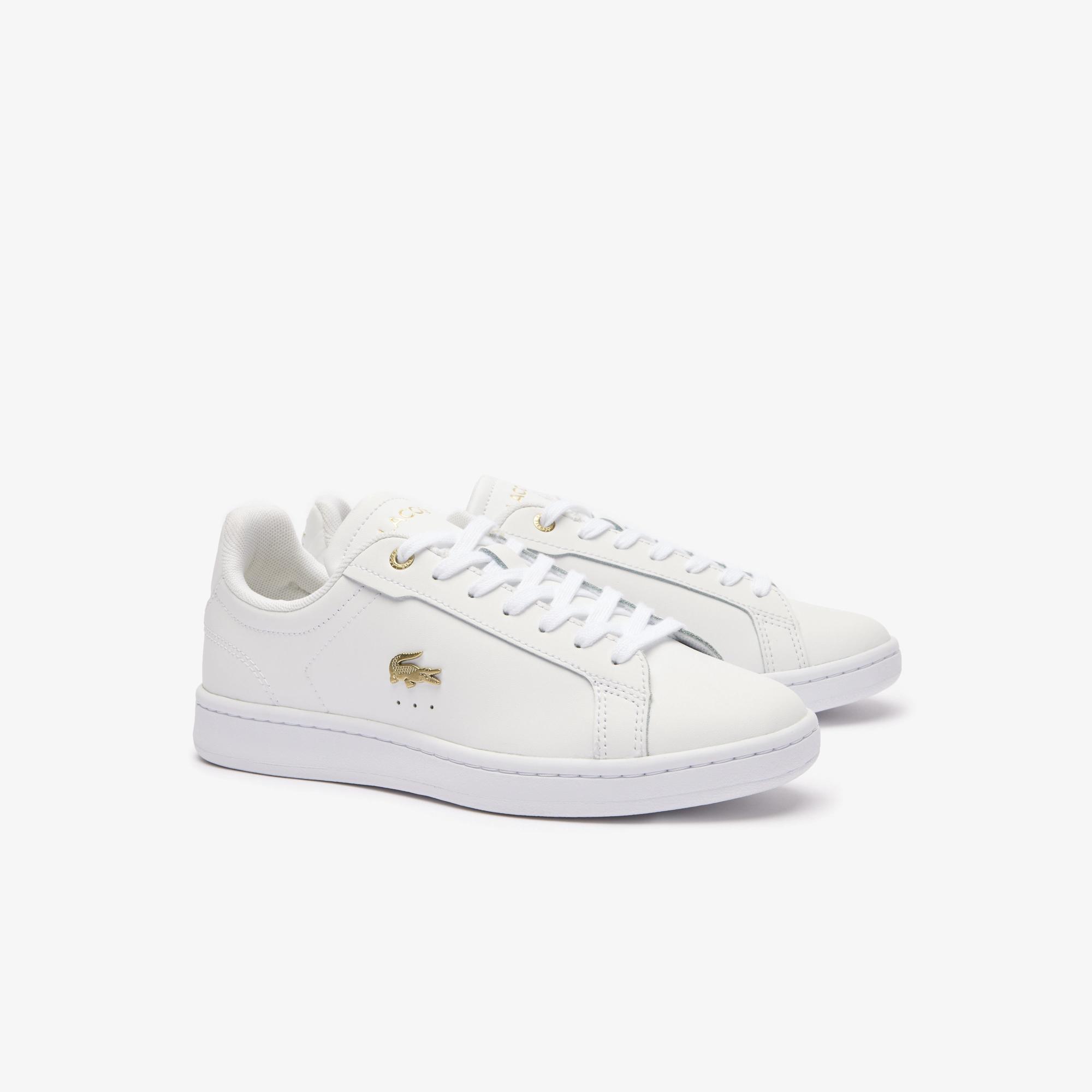 Giày Lacoste Carnaby Pro Leather Sneakers Nữ Trắng