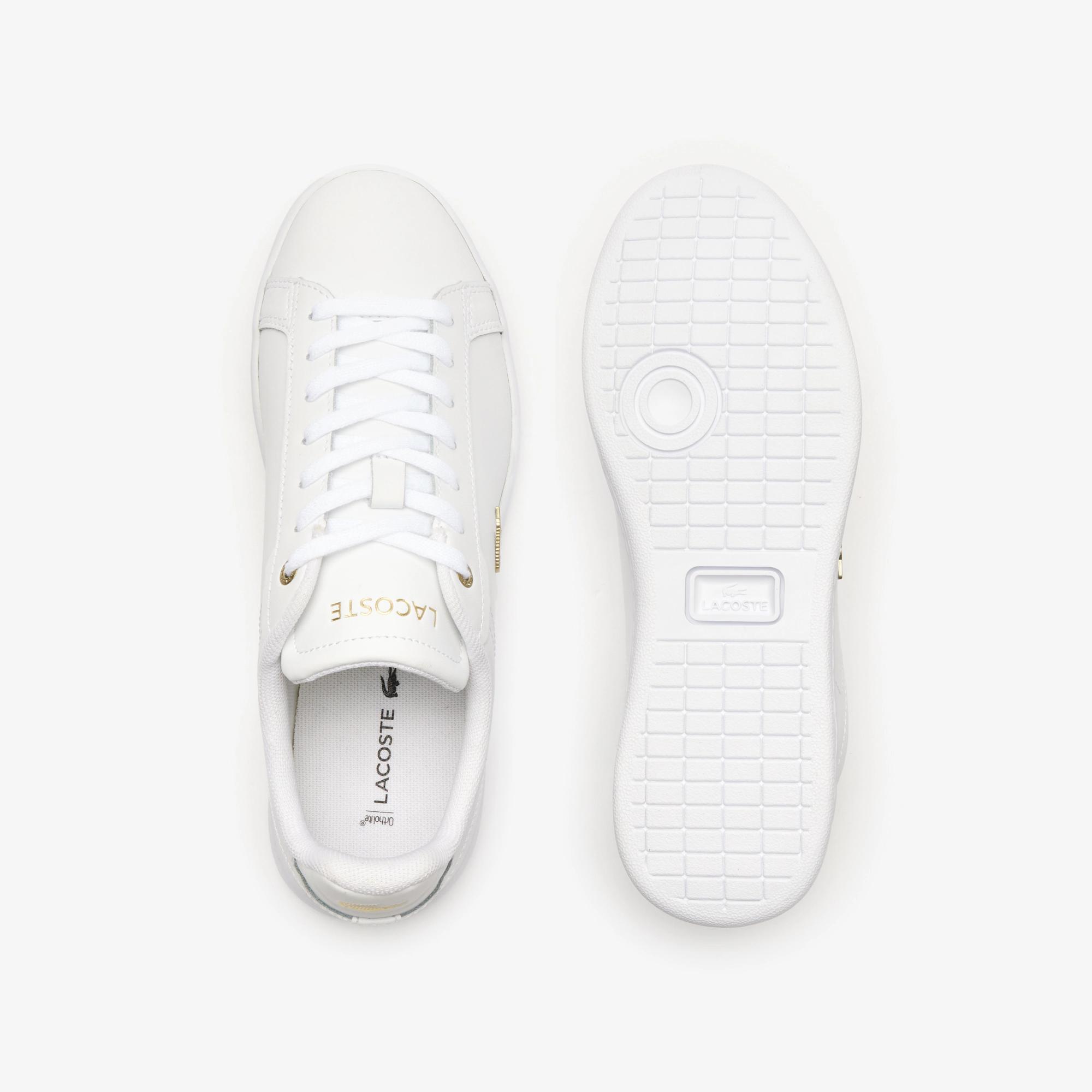 Giày Lacoste Carnaby Pro Leather Sneakers Nữ Trắng