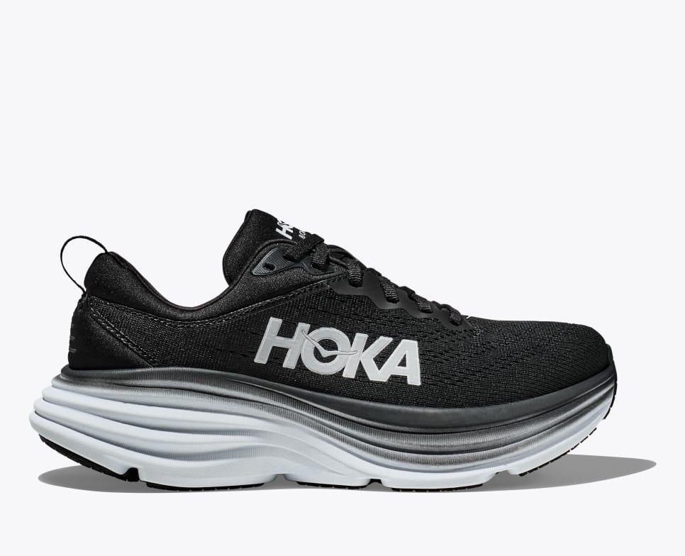 Giày Hoka Bondi 8 Nam Đen Trắng