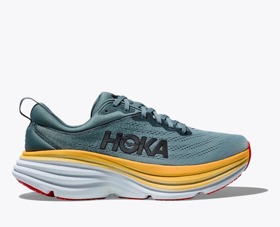 Giày Hoka Bondi 8 Nam Xanh Khói 