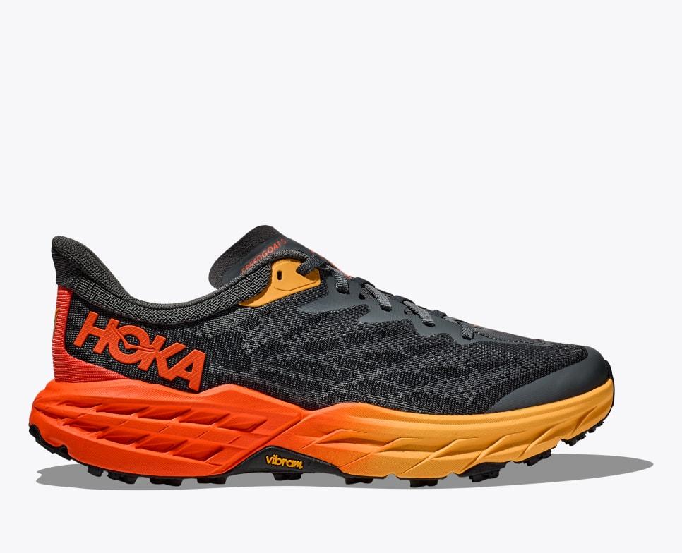 Giày Hoka Speedgoat 5 Nam Đen Đỏ Vàng