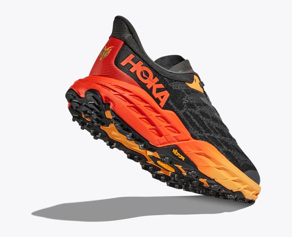 Giày Hoka Speedgoat 5 Nam Đen Đỏ Vàng