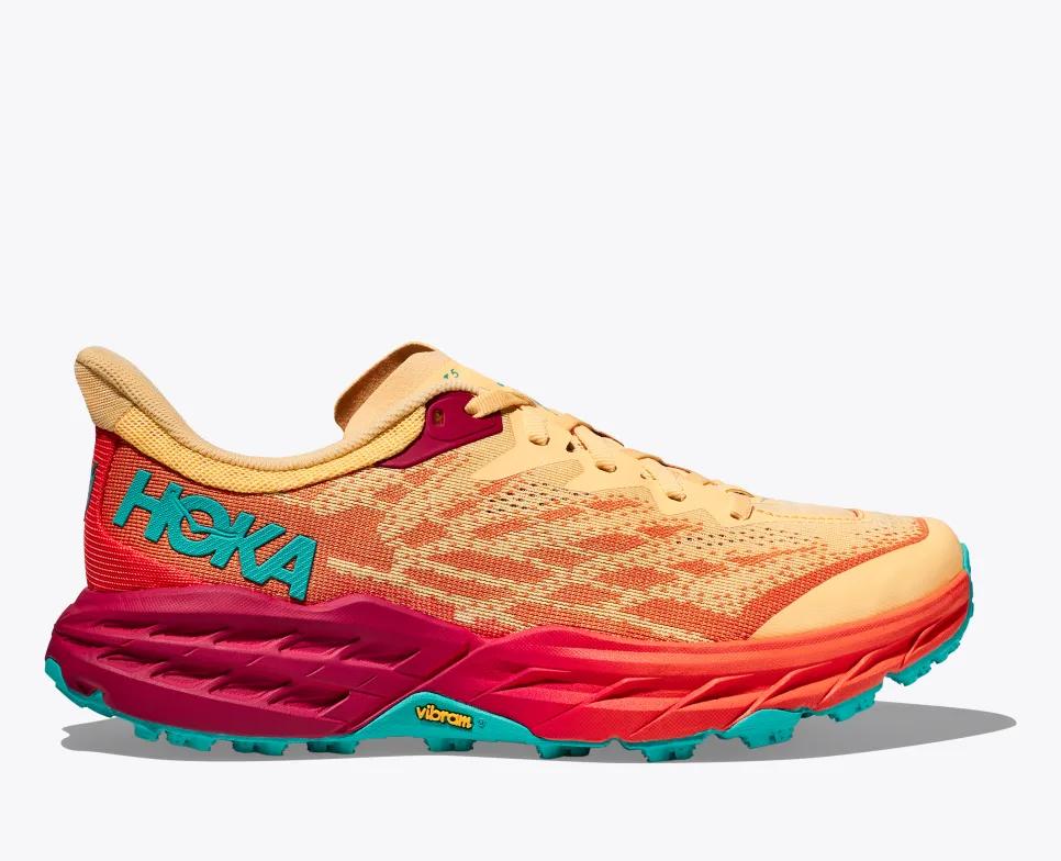 Giày Hoka Speedgoat 5 Nam Vàng Cam