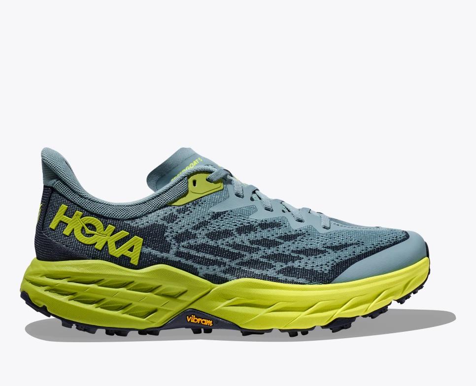 Giày Hoka Speedgoat 5 Nam Xanh Ghi