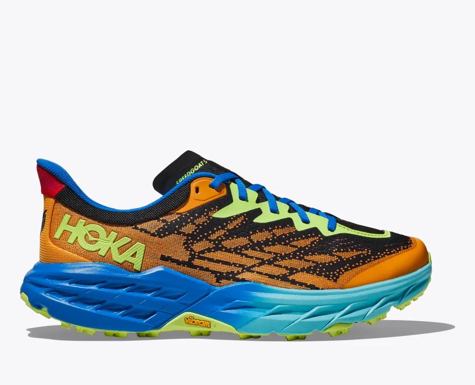 Giày Hoka Speedgoat 5 Nam Cam Xanh