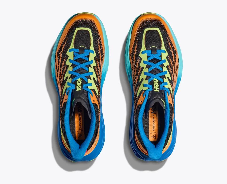 Giày Hoka Speedgoat 5 Nam Cam Xanh