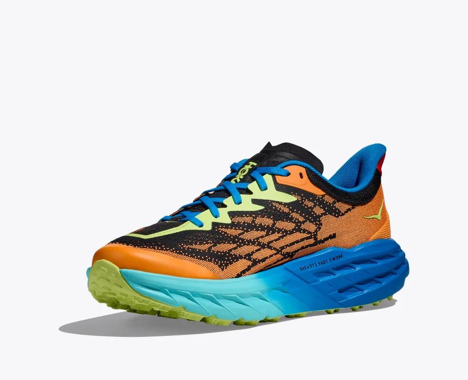 Giày Hoka Speedgoat 5 Nam Cam Xanh