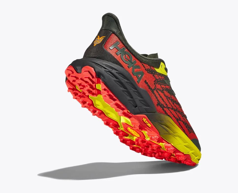 Giày Hoka Speedgoat 5 Nam Đen Đỏ