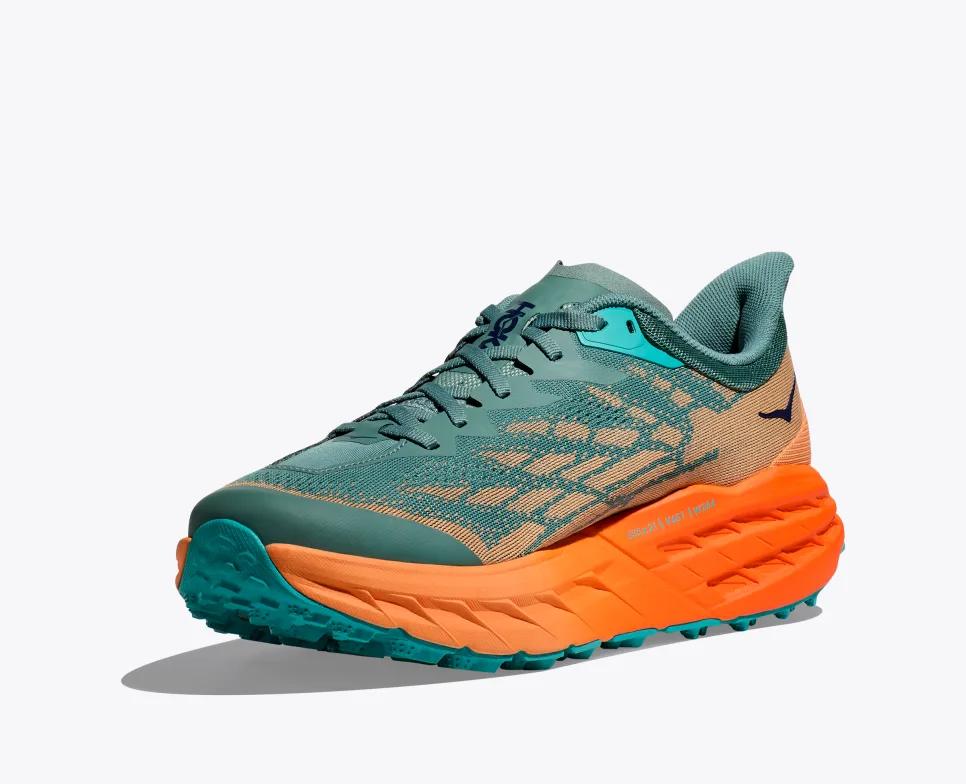 Giày Hoka Speedgoat 5 Nam Xanh Cam