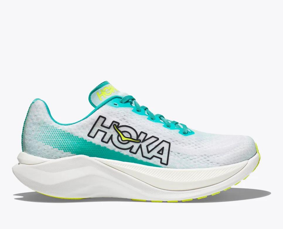 Giày Hoka Mach X Nam Trắng Xanh