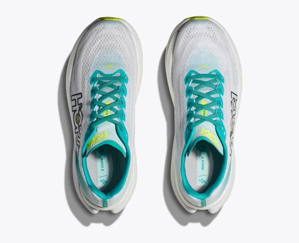 Giày Hoka Mach X Nam Trắng Xanh