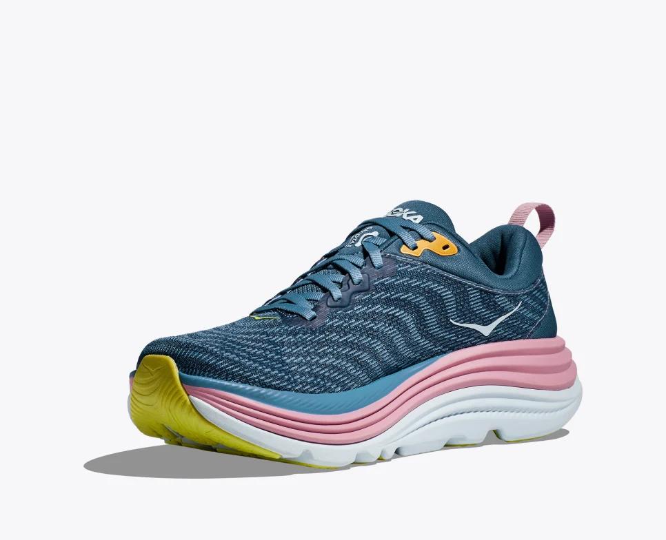 Giày Hoka Gaviota 5 Nữ Xanh Hồng