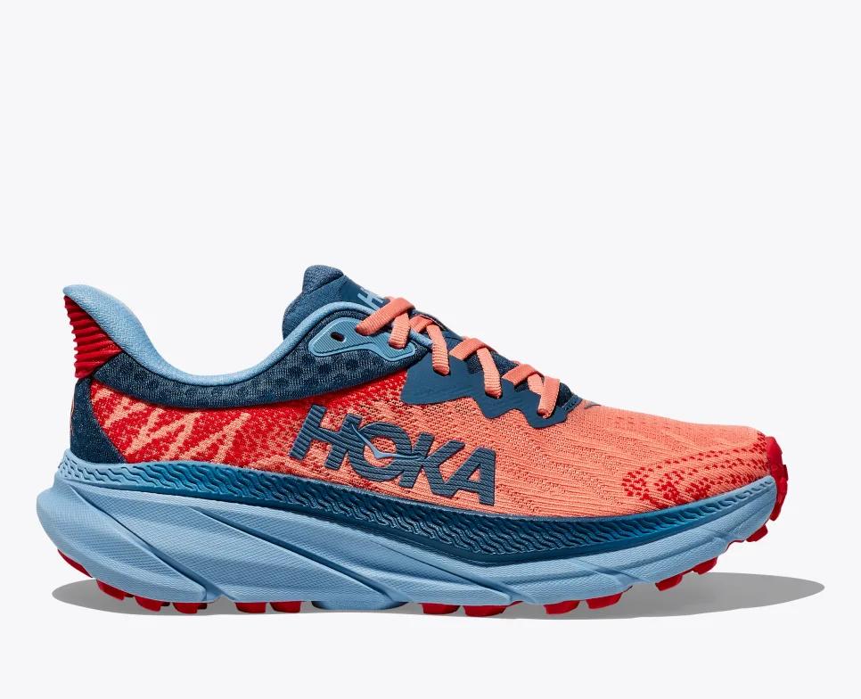 Giày Hoka Challenger 7 Nữ Đỏ Xanh