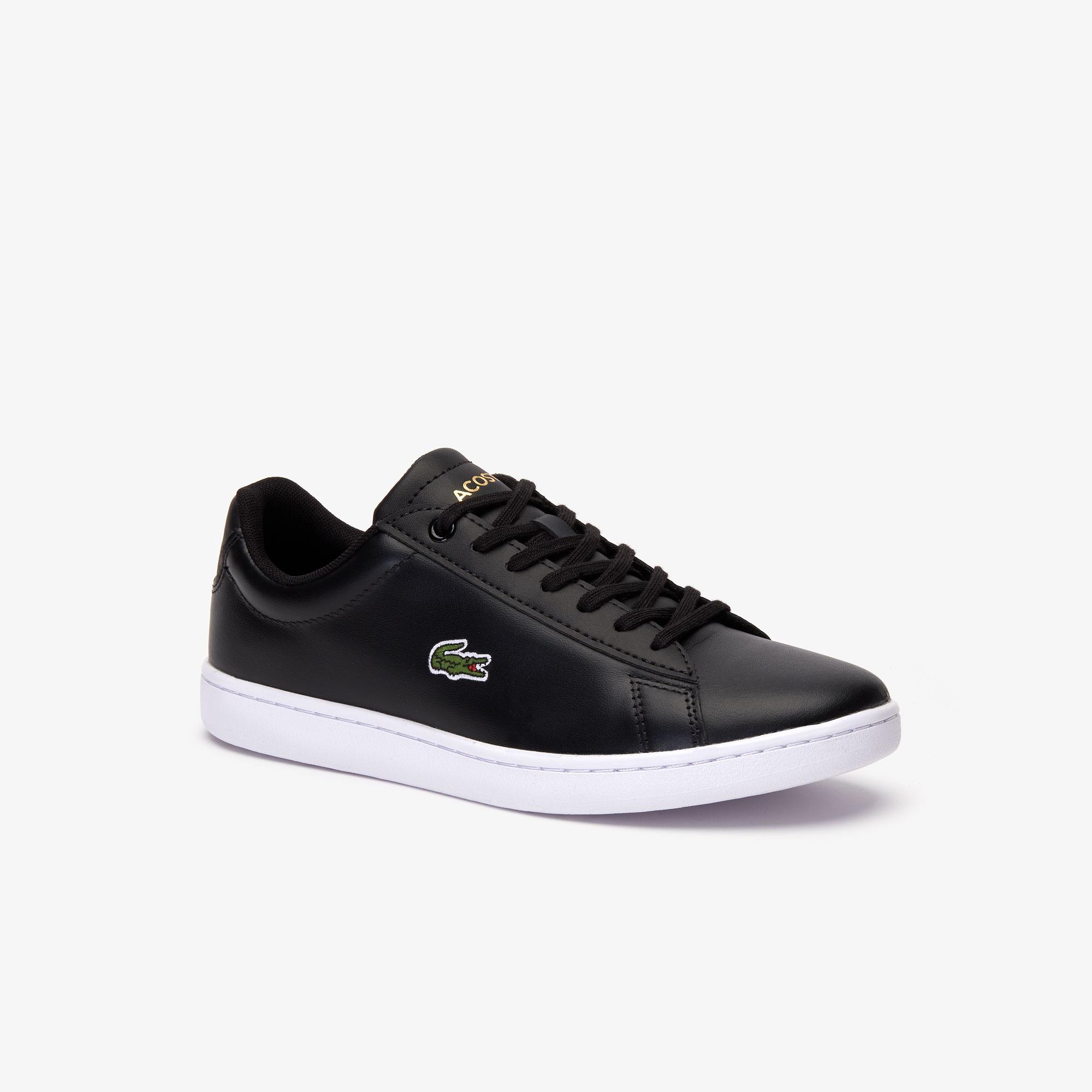 Giày Lacoste Hydez Leather Sneakers Nữ Đen