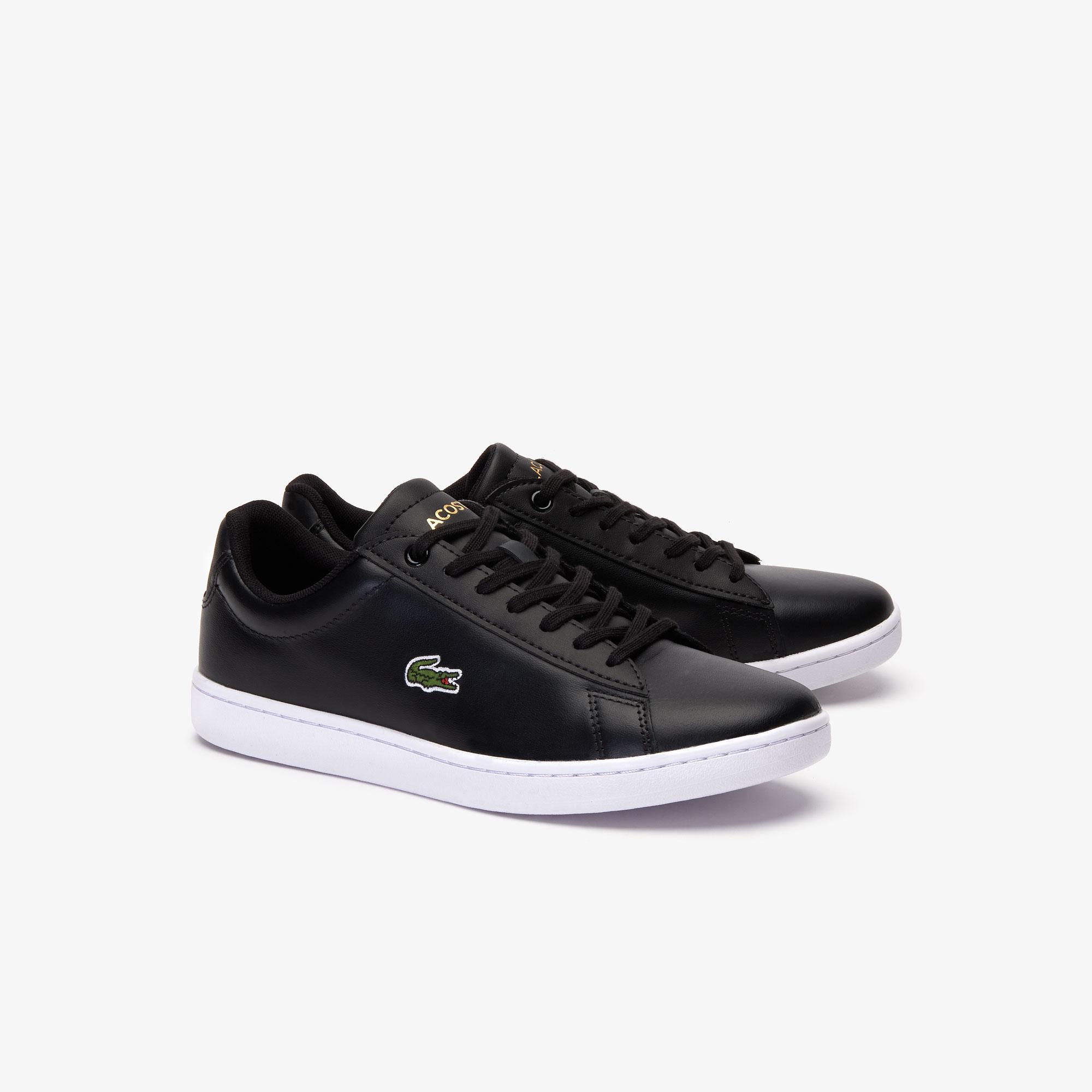 Giày Lacoste Hydez Leather Sneakers Nữ Đen