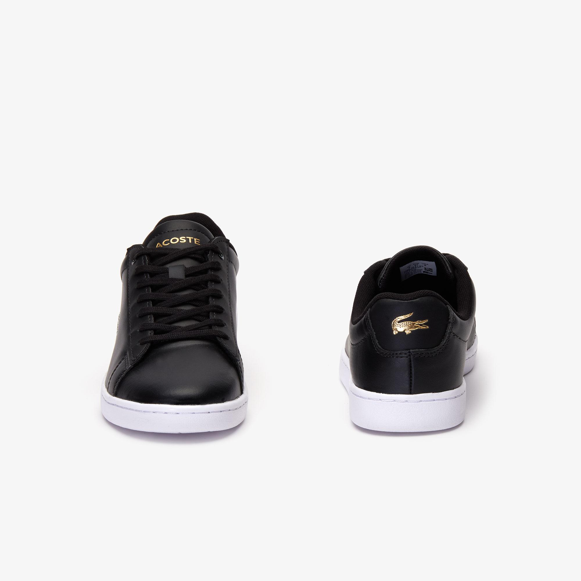 Giày Lacoste Hydez Leather Sneakers Nữ Đen