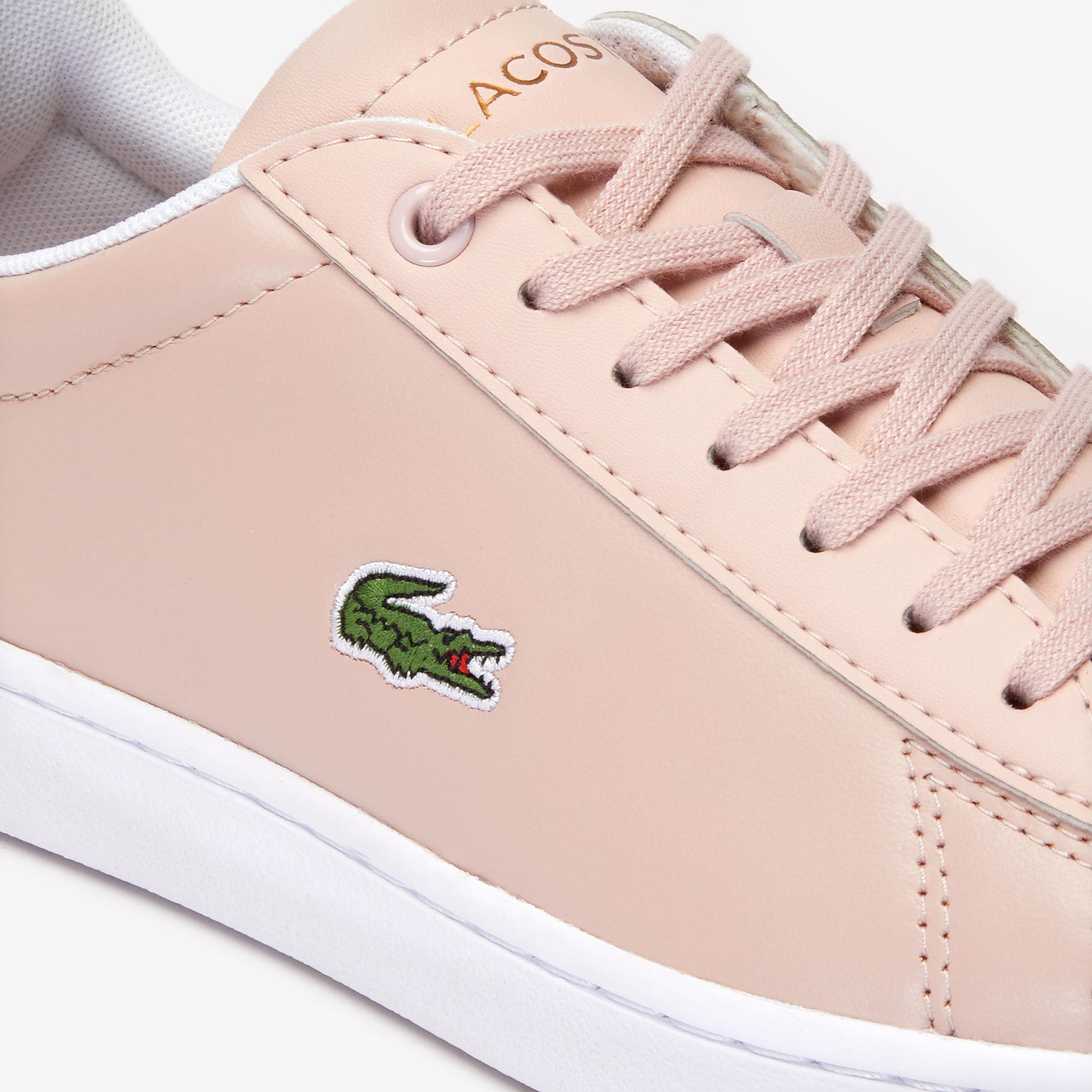 Giày Lacoste Lace-Up Sneakers Nữ Hồng