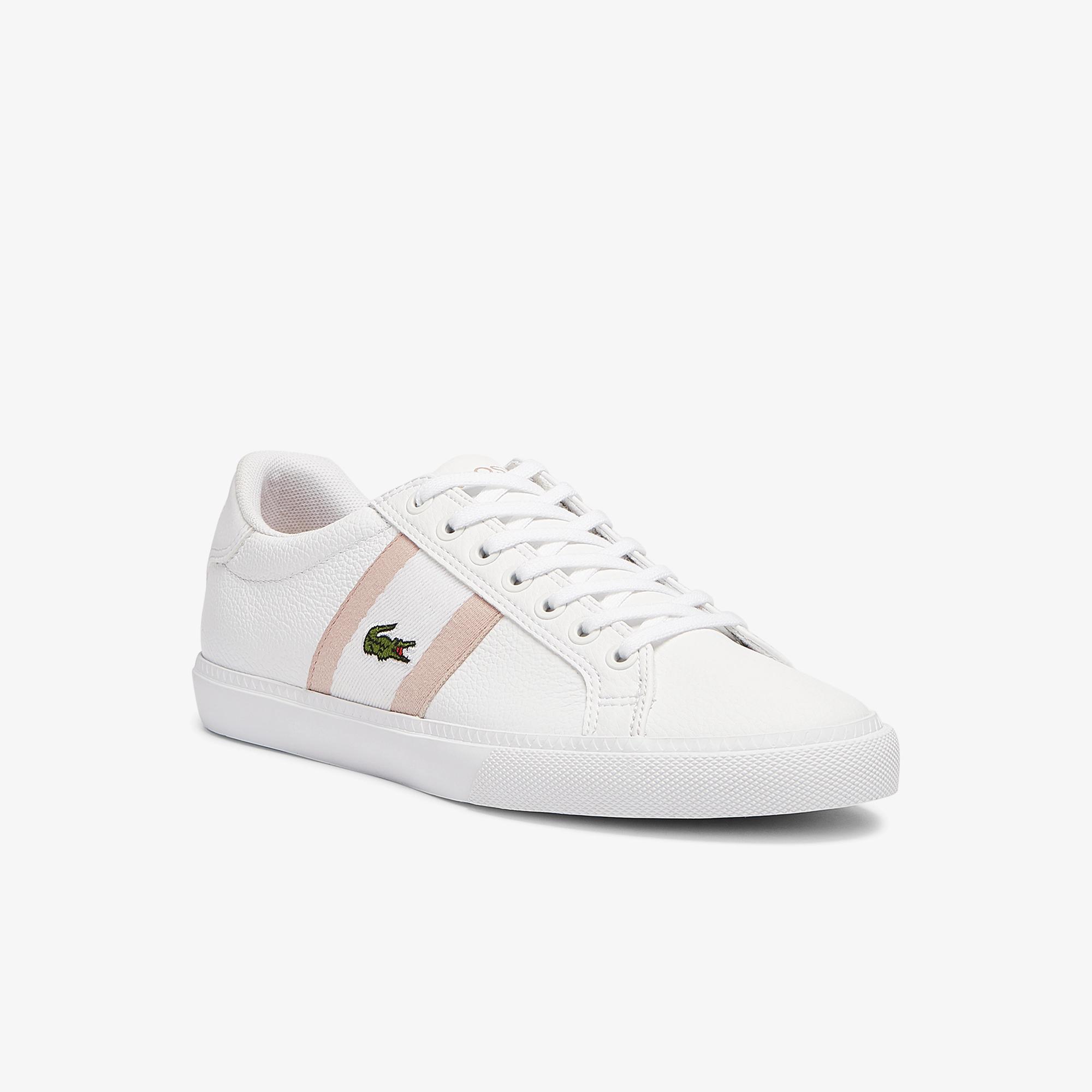 Giày Lacoste Colorblock Sneakers Nữ Trắng Hồng